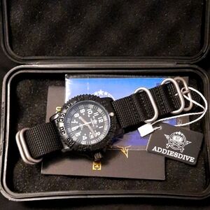 Black Tactical Dive Watch